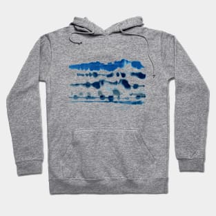 Soft Nautical Lines Blue Hoodie